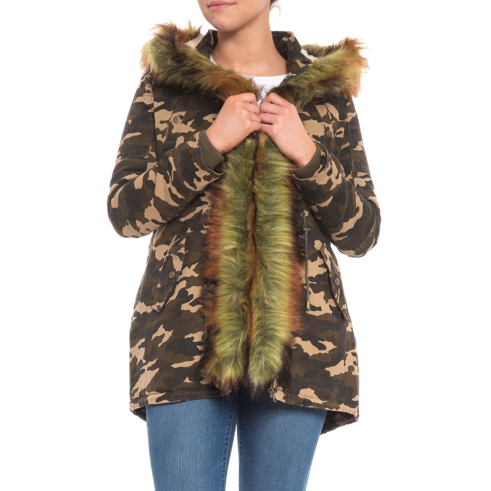 $179 Camo Parka Jacket - 3-in-1
